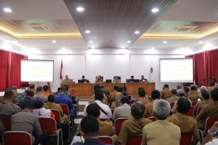 PEMKAB PANGANDARAN GELAR RAKOR KESIAPAN MENJELANG HARI RAYA IDUL FITRI 1444 H