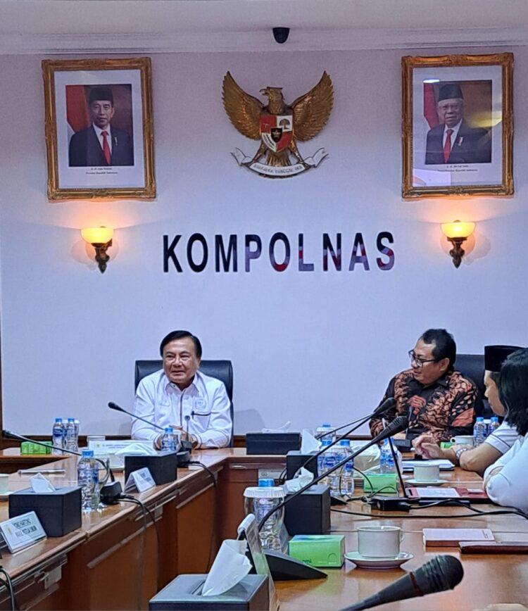 Ikut Wujudkan Pemilu Damai dan Bermartabat, SMSI Pusat Audensi dengan Kompolnas