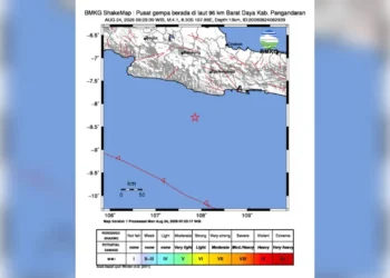Gempa M 4,1 Guncang Pangandaran, Getarannya Terasa hingga Cianjur